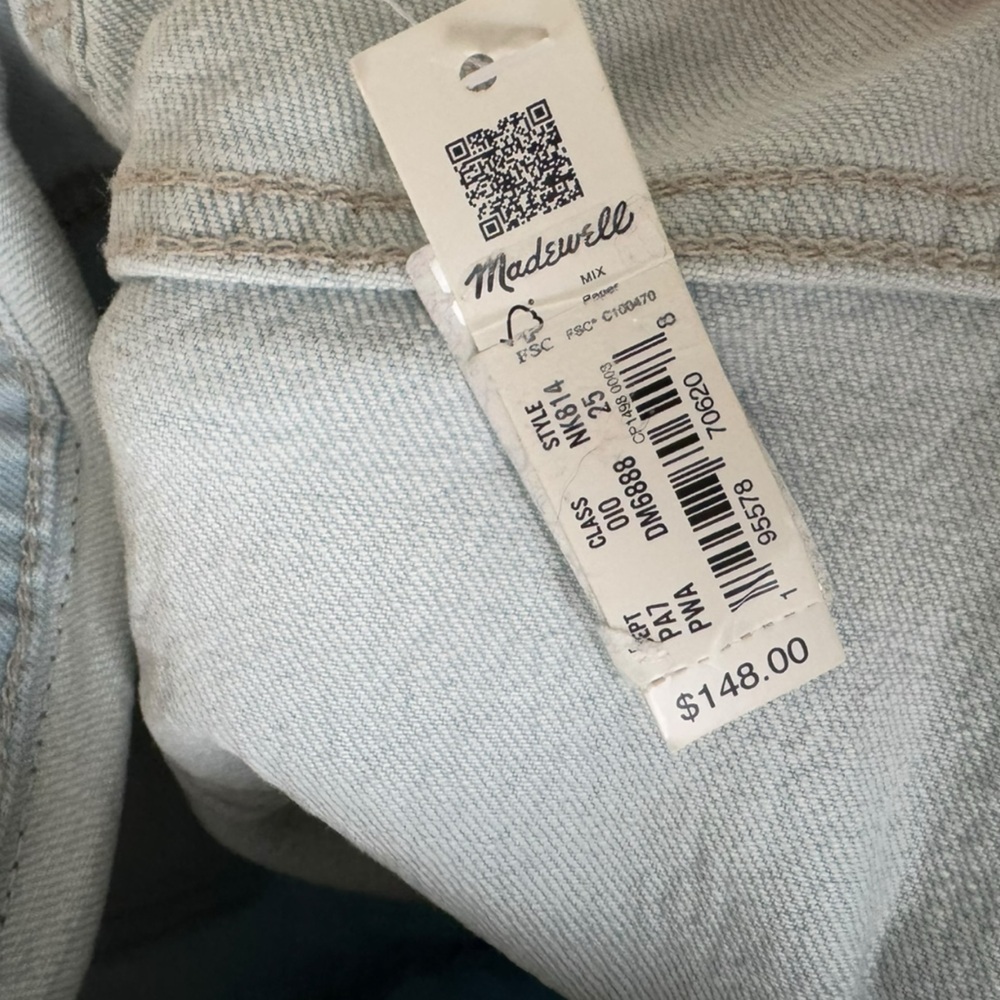 Madewell The Slim Boyjean 25 Light Denim Jeans - Picture 8 of 9